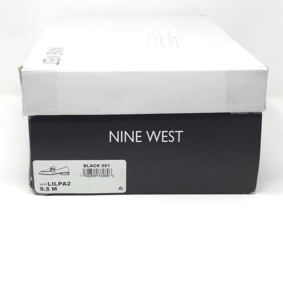 Nine West Lilpa2 Black Suede Chain Loafers 9.5M - Picture 11 of 11